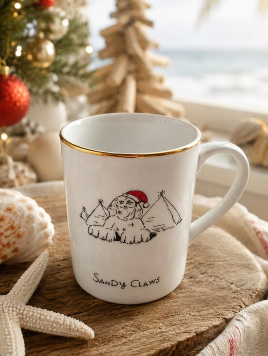 Dayton Hudson Other - Merry Masterpieces Dayton Hudson Sandy Claws Egypt Pyramids Christmas Mug 1999
